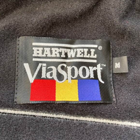 NASCAR 50th Anniversary Jacket Men's Medium Hartwell ViaSport Racing Nylon Black - Picture 6 of 9